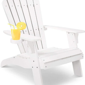 Polystyrene Adirondack Chair - White