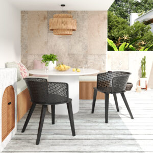 Milan Outdoor Dining Chair(Set of 2)