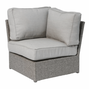 Shick Fully Assembled Corner Wedge Patio Chair with Cushions