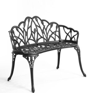 Cast aluminium bench