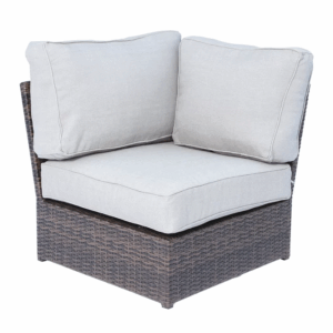 Shick Fully Assembled Corner Wedge Patio Chair with Cushions